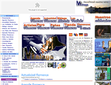 Tablet Screenshot of flamencoenmalaga.es